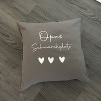 Kissenhülle Opa Schnarchplatz Kissenhülle Opa Schnarchplatz von KindertraumShop