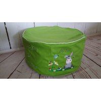 Sitzsack, Bodenkissen, Grün, Esel Sitzsack, Bodenkissen, Grün, Esel von Kindertraumfabrik
