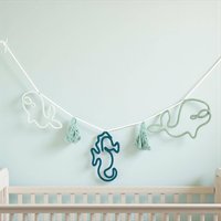 Unterwasser Girlande/Figuren Aus Strickdraht Auf Wunsch Angefertigt Wal Seepferdchen Unterwasser Girlande/Figuren Aus Strickdraht Auf Wunsch Angefertigt Wal Seepferdchen von KinderzimmerLiebe
