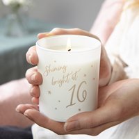 16. Geburtstagsgeschenk Glänzende Helle Kerze Für Freund Sie - Personalisierte Geschenke 16. Geburtstagsgeschenk Glänzende Helle Kerze Für Freund Sie - Personalisierte Geschenke von KindredFires