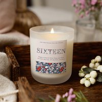16.geburtstagsgeschenk Gefrostete Blumenkerze, Geburtstagsgeschenk Für Freund, Sie - Personalisierte Geschenke 16.geburtstagsgeschenk Gefrostete Blumenkerze, Geburtstagsgeschenk Für Freund, Sie - Personalisierte Geschenke von KindredFires