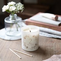 2. Cotton Hochzeit Jahrestag Geschenk Personalisierte Kerze, Einzigartiges Personalisiertes Hochzeitsgeschenk Für Paar-Personalisierte Geschenke 2. Cotton Hochzeit Jahrestag Geschenk Personalisierte Kerze, Einzigartiges Personalisiertes Hochzeitsgeschenk Für Paar-Personalisierte Geschenke von KindredFires