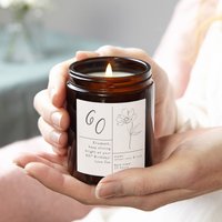 60. Geburtstagsgeschenk Floral Personalisierte Kerze, Für Freund, Sie - Geschenke 60. Geburtstagsgeschenk Floral Personalisierte Kerze, Für Freund, Sie - Geschenke von KindredFires