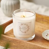 Brautjungfer Geschenk Personalisierte Luxuskerze Getrocknete Blume, Einzigartiges Personalisiertes Hochzeitsgeschenk, Für Paar, Braut von KindredFires