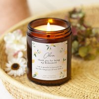 Brautjungfer Geschenkkerze, Personalisiertes Geschenk Für Brautjungfern, Apothekerkerze - Personalisierte Geschenke Brautjungfer Geschenkkerze, Personalisiertes Geschenk Für Brautjungfern, Apothekerkerze - Personalisierte Geschenke von KindredFires
