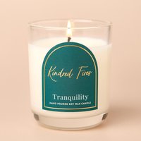 Duftkerze Aus Klarem Glas - Geschenk Personalisierte Geschenke von KindredFires