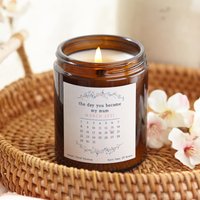 Erste Muttertags-Geschenkkerze - Muttertagsgeschenk Für Mama Der Tag, An Dem Du Meine Wurdest Geschenkidee Personalisierte Geschenke von KindredFires