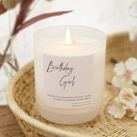 Geburtstagsgeschenk Für Sie Stummschrift-Kerze, Freundin, - Personalisierte Geschenke von KindredFires