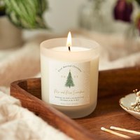Geschenk Für Brautpaare, Erste Verheiratete Weihnachtsgeschenk, Personalisierte Weihnachtsduftkerze - Geschenke von KindredFires