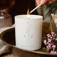 Geschenk Für Ihre Freundin Frau Personalisierte Kerze Blumenkerze Andenken, Weihnachtsgeschenk-Personalisierte Geschenke Geschenk Für Ihre Freundin Frau Personalisierte Kerze Blumenkerze Andenken, Weihnachtsgeschenk-Personalisierte Geschenke von KindredFires