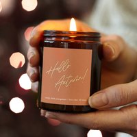 Herbstkerze Hallo Herbstdekoration, Herbstduftkerze - Personalisierte Geschenke Herbstkerze Hallo Herbstdekoration, Herbstduftkerze - Personalisierte Geschenke von KindredFires