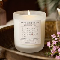 Hochzeit Jahrestag Geschenk Kalender Kerze, Geschenke Für Paar, 1., 5., 10., 20., 30., 40. Jahr - Personalisierte Hochzeit Jahrestag Geschenk Kalender Kerze, Geschenke Für Paar, 1., 5., 10., 20., 30., 40. Jahr - Personalisierte von KindredFires