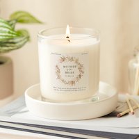 Mutter Der Braut Personalisierte Luxuskerze Getrocknete Blume - Geschenke Mutter Der Braut Personalisierte Luxuskerze Getrocknete Blume - Geschenke von KindredFires