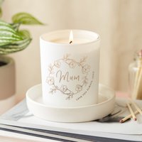 Muttertagsgeschenk Floral Personalisierte Kerze Andenken Geschenk Für Mama - Geschenke Muttertagsgeschenk Floral Personalisierte Kerze Andenken Geschenk Für Mama - Geschenke von KindredFires