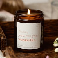 Nana Weihnachtsgeschenk - Sie Sind Wunderbare Kerze Für Weihnachtsduftkerze Personalisierte Geschenke von KindredFires