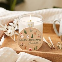 Niedliches Weihnachtsgeschenk Für Sie Weihnachtsduftkerze Personalisierte Deckelweihnachtsgeschenk, - Personalisierte Geschenke Niedliches Weihnachtsgeschenk Für Sie Weihnachtsduftkerze Personalisierte Deckelweihnachtsgeschenk, - Personalisierte Geschenke von KindredFires