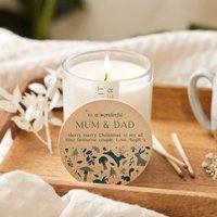 Geschenk Für Mama Und Papa, Waldweihnachten, Personalisiertes Geschenk, Weihnachtsduftkerze, - Personalisierte Geschenke Geschenk Für Mama Und Papa, Waldweihnachten, Personalisiertes Geschenk, Weihnachtsduftkerze, - Personalisierte Geschenke von KindredFires