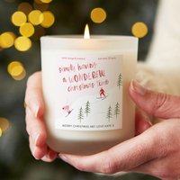 Rosa Skifahrer Personalisierte Weihnachtskerze, Weihnachtsgeschenk, Weihnachtsduftkerze - Geschenke Rosa Skifahrer Personalisierte Weihnachtskerze, Weihnachtsgeschenk, Weihnachtsduftkerze - Geschenke von KindredFires