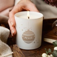 Weihnachtsdekoration Geschenk - Personalisierte Friedensandenken Weihnachtsgeschenk Weihnachtsduftkerze Geschenke Weihnachtsdekoration Geschenk - Personalisierte Friedensandenken Weihnachtsgeschenk Weihnachtsduftkerze Geschenke von KindredFires