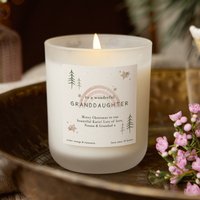 Weihnachtsgeschenk Für Die Enkelin Regenbogen Kerze, Weihnachtsgeschenk, Weihnachtsduftkerze - Personalisierte Geschenke von KindredFires
