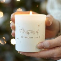 Weihnachtsgeschenk Für Die Familie Zu Hause - Personalisierte Kerze Mit Gravur Geschenke von KindredFires