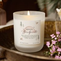 Weihnachtsgeschenk Für Großeltern Regenbogen Kerze, Weihnachtsgeschenk, Weihnachtsduftkerze - Personalisierte Geschenke von KindredFires
