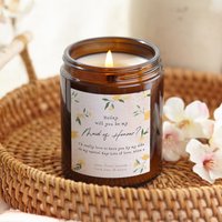 Willst Du Meine Trauzeugin Sein Blumenkerze, Personalisierte Apothekerkerze - Geschenke von KindredFires
