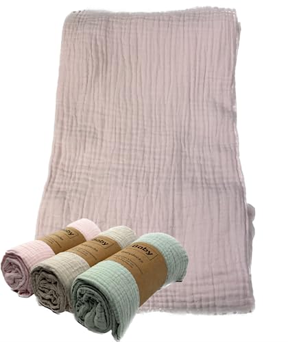 Kindsgard Babydecke „himsky“ – Beige/Braun – 2er-Pack aus 100% Musselin-Baumwolle – atmungsaktiv, weich & vielseitig – Spucktuch & Kuscheldecke – ideal für Erstausstattung & unterwegs Kindsgard Babydecke „himsky“ – Beige/Braun – 2er-Pack aus 100% Musselin-Baumwolle – atmungsaktiv, weich & vielseitig – Spucktuch & Kuscheldecke – ideal für Erstausstattung & unterwegs von Kindsgard