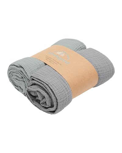 kindsgard Musselindecke himsky 2er-Pack mint/grau kindsgard Musselindecke himsky 2er-Pack mint/grau von Kindsgard