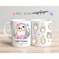 Abschiedsgeschenk Kindergarten, Personalisierte Tasse, Abschied Erzieherin Geschenk, Verabschiedung Erzieher, Eulen Gruppe Ausgeflogen Abschiedsgeschenk Kindergarten, Personalisierte Tasse, Abschied Erzieherin Geschenk, Verabschiedung Erzieher, Eulen Gruppe Ausgeflogen von Kindsglueck