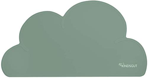 Kindsgut Platzdeckchen Wolke, Tischset, Unterlage in kinderfreundlichem Design und dezenten Farben, Pistazie von Kindsgut