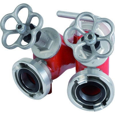 Anschlussverteiler C 2 x AG2 Storz C von Kindswater