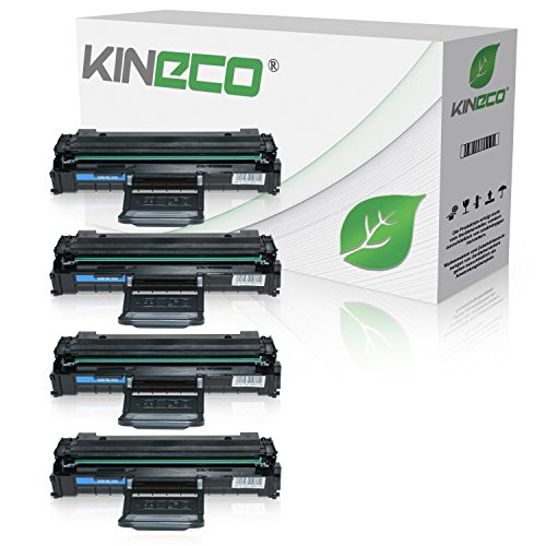 4 Toner kompatibel mit Samsung ML-1640 ML1640 ML-2240 ML-2241, ML-1641, ML-1645 - MLT-D1082S/ELS - Schwarz je 1.500 Seiten 4 Toner kompatibel mit Samsung ML-1640 ML1640 ML-2240 ML-2241, ML-1641, ML-1645 - MLT-D1082S/ELS - Schwarz je 1.500 Seiten von Kineco