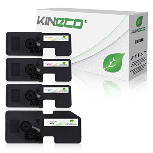 Kineco 4X Toner ersetzt TK5240 Multipack für Kyocera Ecosys M5526cdw P5026cdn von Kineco