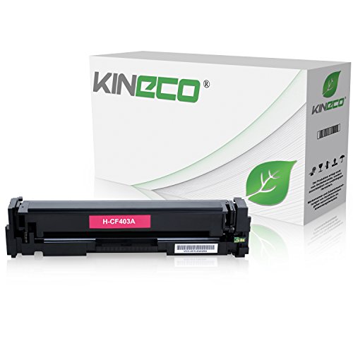 Kineco Toner kompatibel mit HP CF403A Laserjet Pro MFP M277dw, Laserjet Pro MFP M277n, Laserjet Pro MFP M274n, Laserjet Pro M252dw, Laserjet Pro M250 Series - 201A - Magenta 1.400 Seiten von Kineco