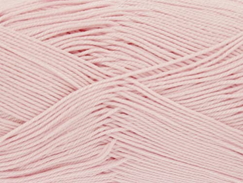 King Cole Giza Cotton 4-fädiges Strick- und Häkelgarn, 50 g, Pink 2192 von King Cole