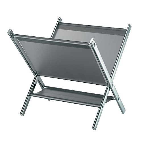 King Collection King Home p1671021 Zeitschriftensammler, Chrom, 41,5 x 39 x 39,5h von King Collection