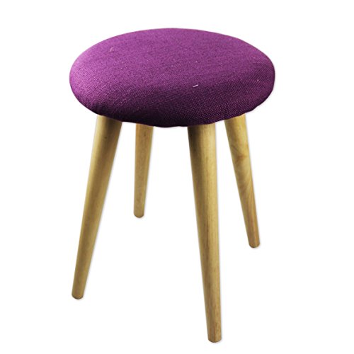 King Home s1706003 Hocker KD, Pflaume, 30 x 30 x 43h von King Collection
