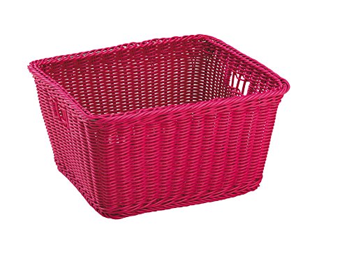 King Home C1567098/F Korb Joy aus synthetischem Vimini Fucsia, 40X34,5X22H von King Collection