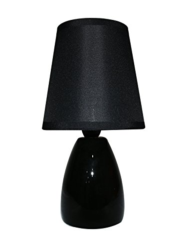King Collection King Home L1713632 Tischleuchte, schwarz, 13X13X25H von King Collection
