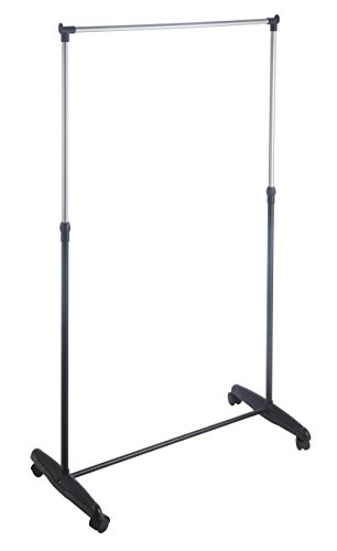 King Collection King Home s1407130 Kleiderhänger Single mit Rollen, 81 x 40 x 90/160H von King Collection