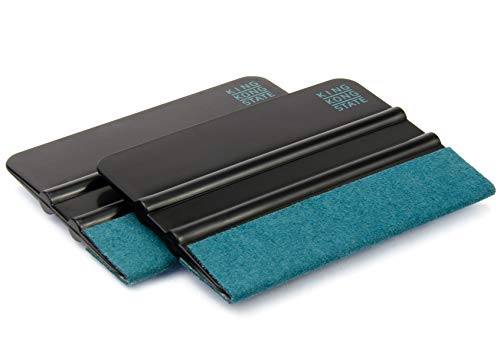 Kunststoff-Rakel 2er Pack von KING KONG STATE - hochwertige Folienrakel mit Alcantara-Überzug 10 x 7,3 cm Kunststoff-Rakel 2er Pack von KING KONG STATE - hochwertige Folienrakel mit Alcantara-Überzug 10 x 7,3 cm von King Kong State