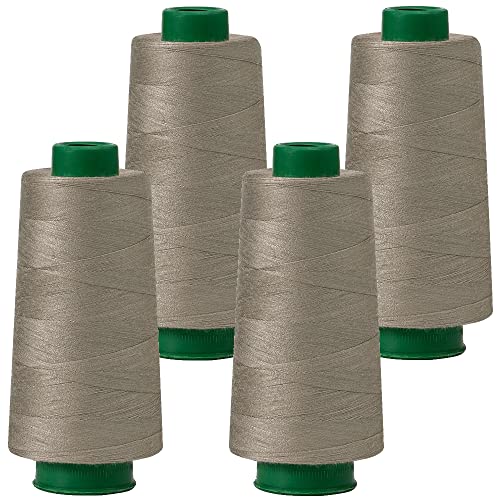 4 Konen Rollen Nähgarn Garn Overlockgarn 2700m 40S/2 100% Polyester - 50 taupe 4 Konen Rollen Nähgarn Garn Overlockgarn 2700m 40S/2 100% Polyester - 50 taupe von King of Trade