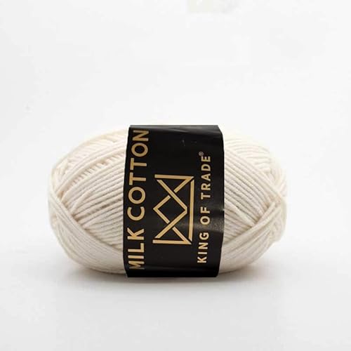 Milchwolle Milchbaumwolle Milchgarn Häkeln Stricken 100m 50g 4 Stück Creme Milchwolle Milchbaumwolle Milchgarn Häkeln Stricken 100m 50g 4 Stück Creme von King of Trade