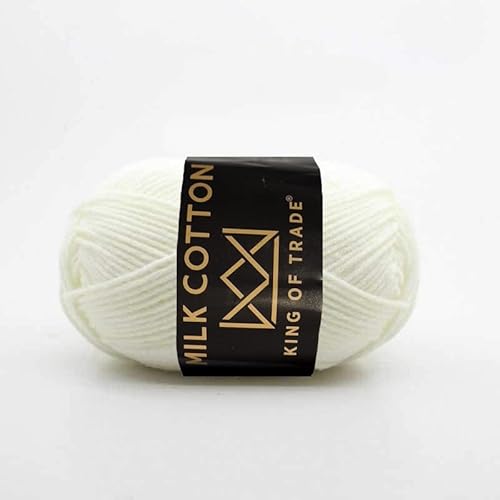 Milchwolle Milchbaumwolle Milchgarn Häkeln Stricken 100m 50g 4 Stück Milchweiß Milchwolle Milchbaumwolle Milchgarn Häkeln Stricken 100m 50g 4 Stück Milchweiß von King of Trade