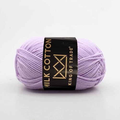 Milchwolle Milchbaumwolle Milchgarn Häkeln Stricken 100m 50g 5 Stück Hell-Lila Milchwolle Milchbaumwolle Milchgarn Häkeln Stricken 100m 50g 5 Stück Hell-Lila von King of Trade