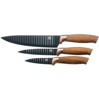 KING Messer-Set "Essential", (Set, 3 tlg., 1 Kochmesser 20cm, 1 Universalmesser 12.5cm, 1 Gemüsemesser 8.5cm) von King