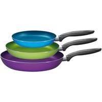 KING Pfannen-Set "Küchenstart" Aluminium Set, 1x Bratpfanne Ø 20 cm, 1x Bratpfanne Ø 24 cm, 1x Bratpfanne Ø 28 cm, 3 Stk. tlg. Induktion von King