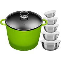 KING Suppentopf Set, 12 Stk. tlg. Aluminiumguss von King