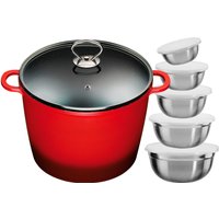 KING Suppentopf Set, 12 Stk. tlg. Aluminiumguss von King